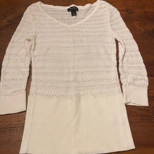 White House Black Market Sweater Womens 3/4 -Sleeve Knit Pullover Size Small